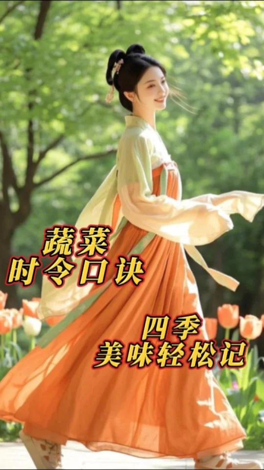 蔬菜时令口诀,一年四季轻松养生