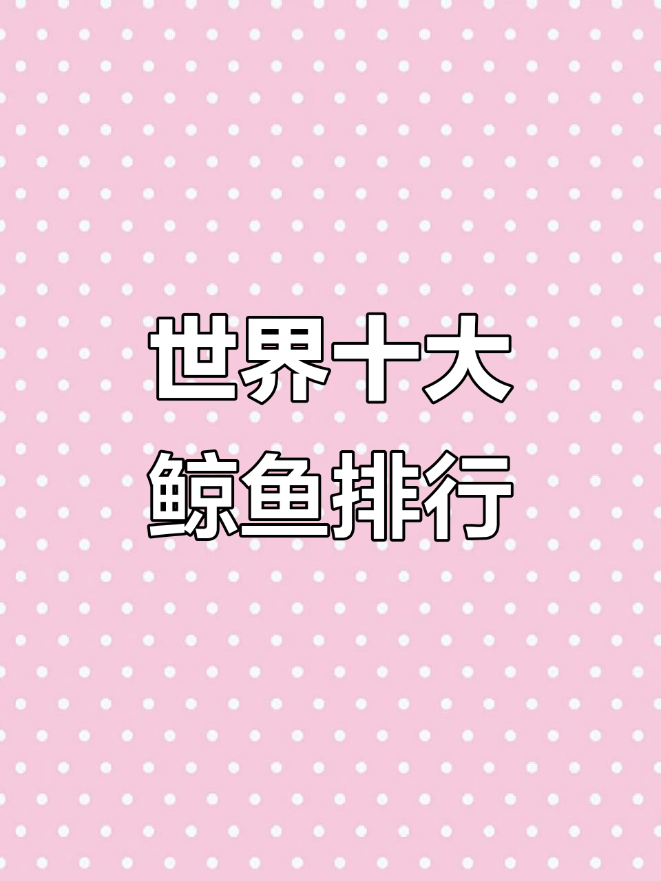 鲸鱼排名大揭秘!第四名拦鹭脊鲸,前三是谁?