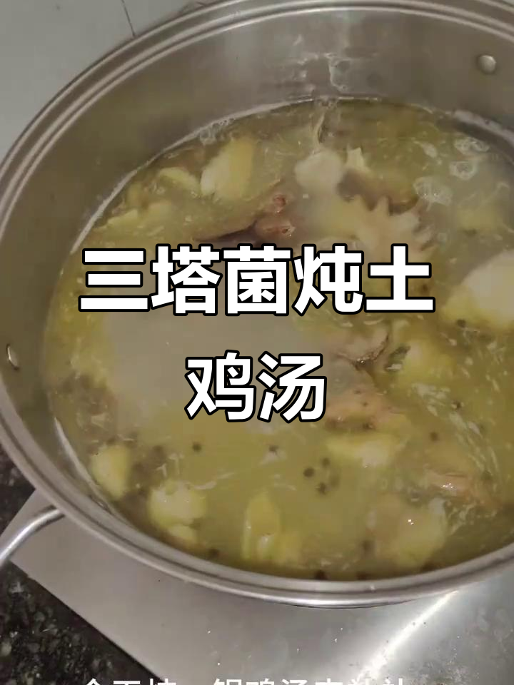鸡枞菌炖鸡汤,简单又美味,滋补一整天