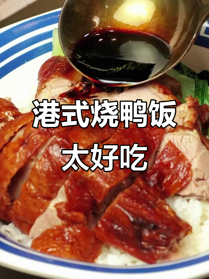 这碗港式烧鸭饭,吃上一口就让人泪目!