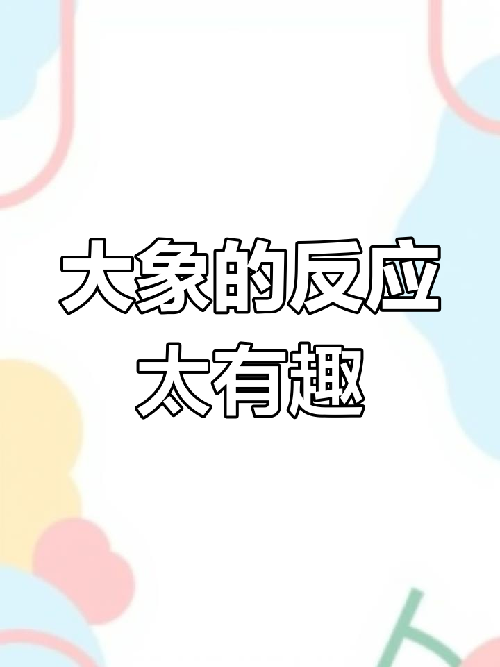 大象:就这?看它如何回应视频挑战
