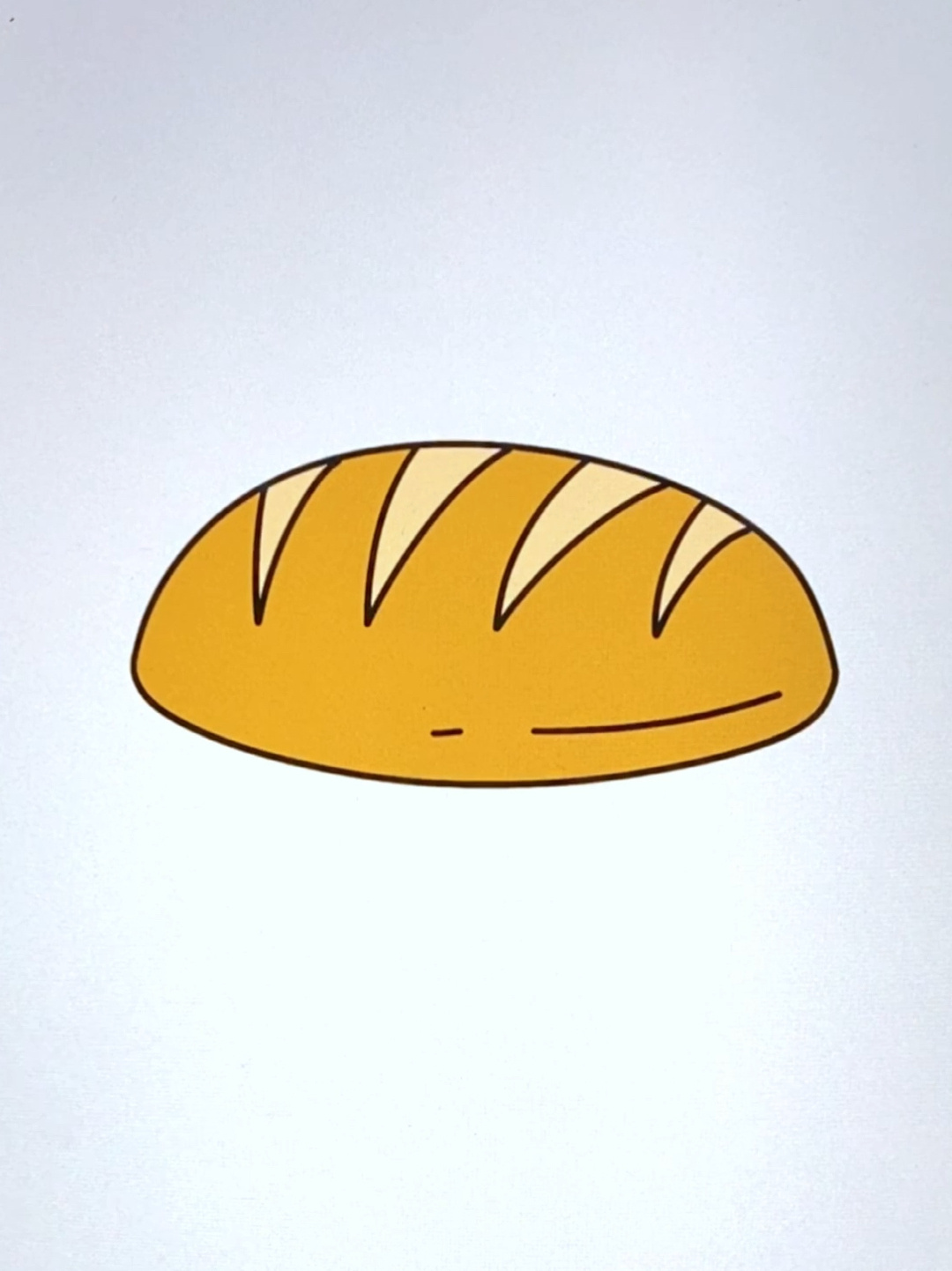 面包简笔画教程