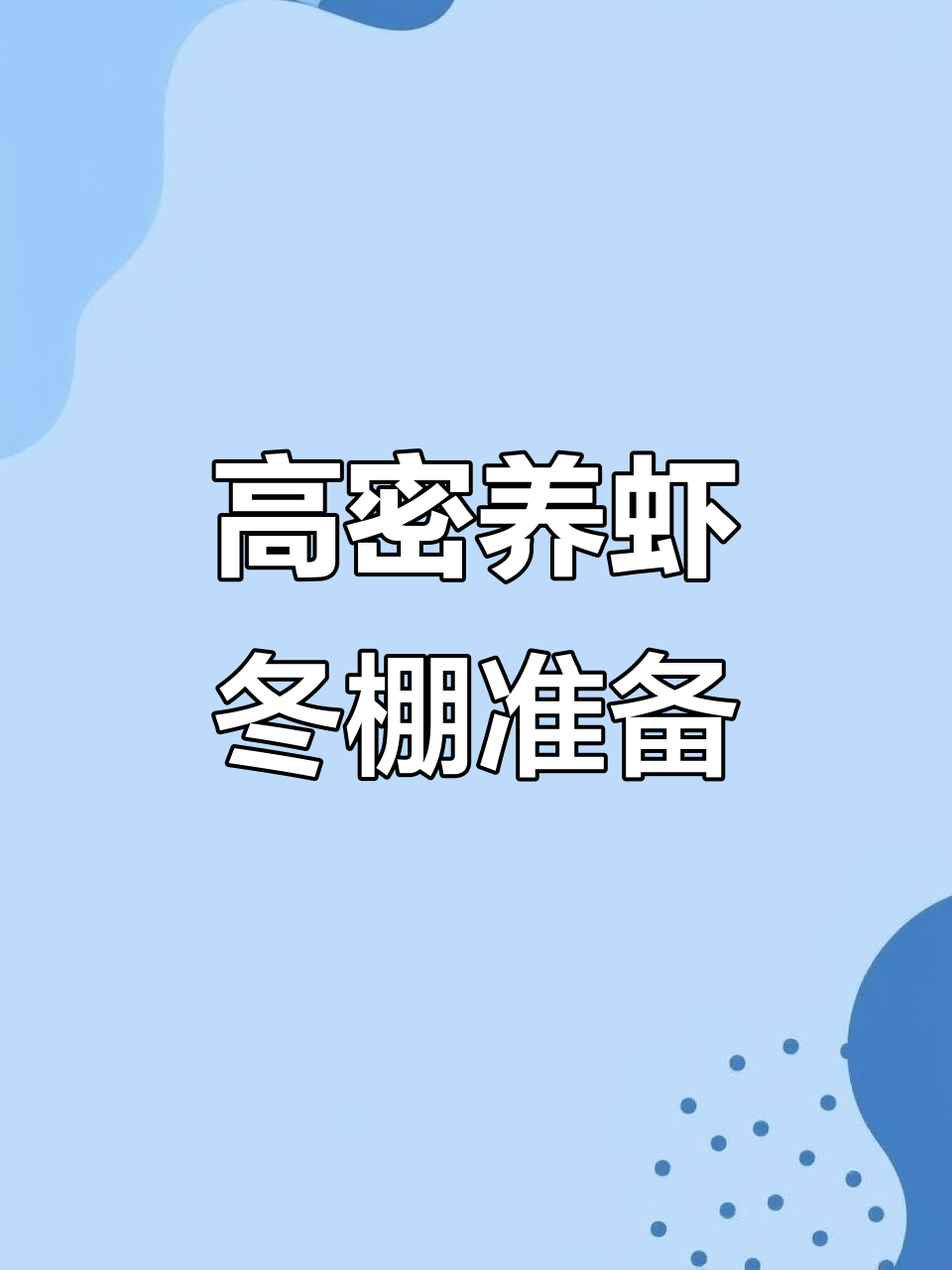 漳州南美白对虾高密度养殖,全力备战冬季大棚管理