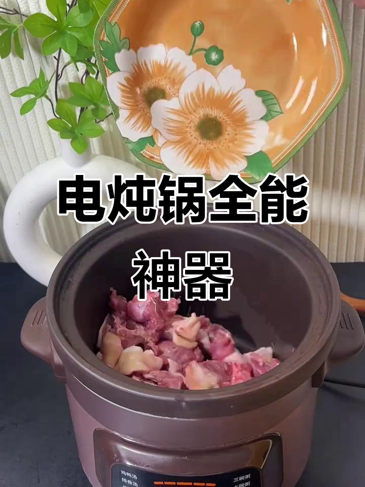 大容量电炖锅,紫砂保温,煮粥煲汤一机搞定