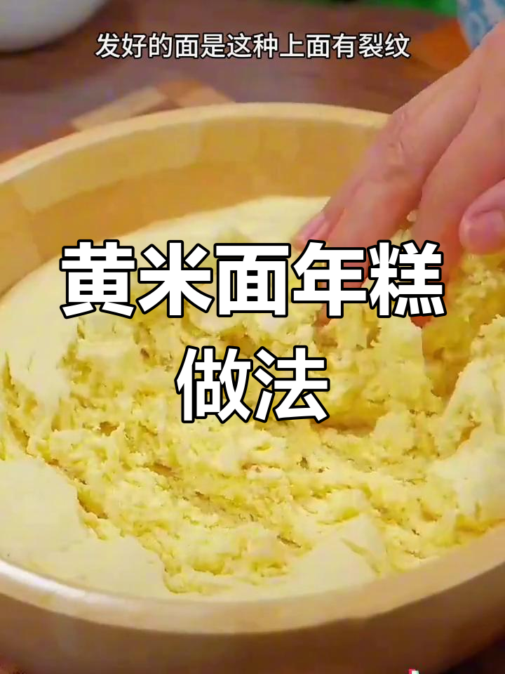 大黄米面年糕饼,酥脆又筋道