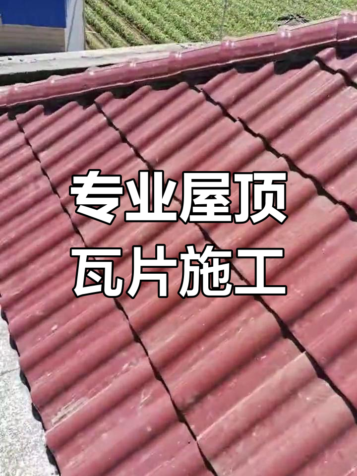 楼顶瓦片与外墙瓷砖效果展示