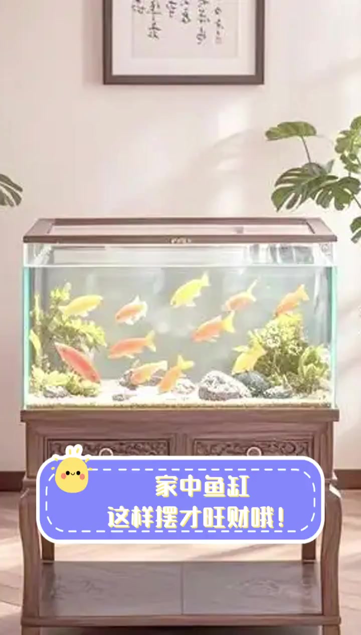 家中鱼缸,这样摆才旺财哦!