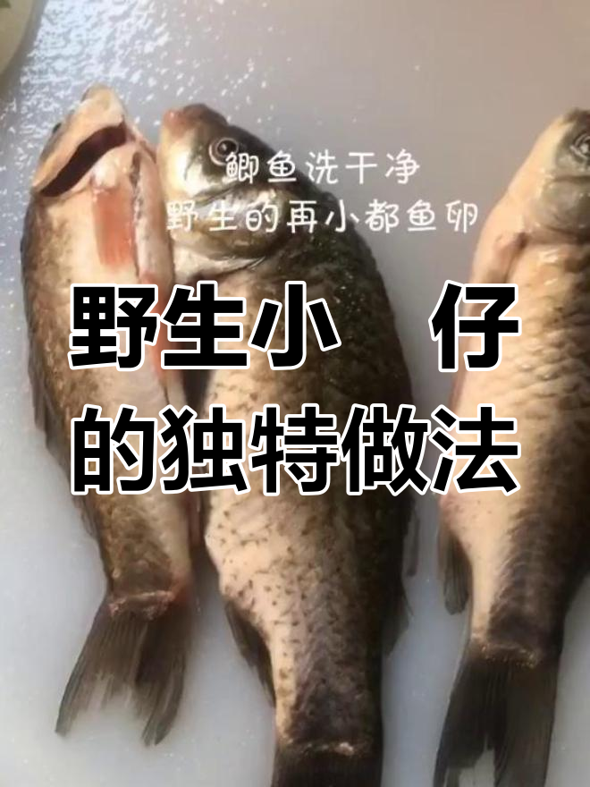 小溪里的野生小鱼,这样煮孩子超爱吃