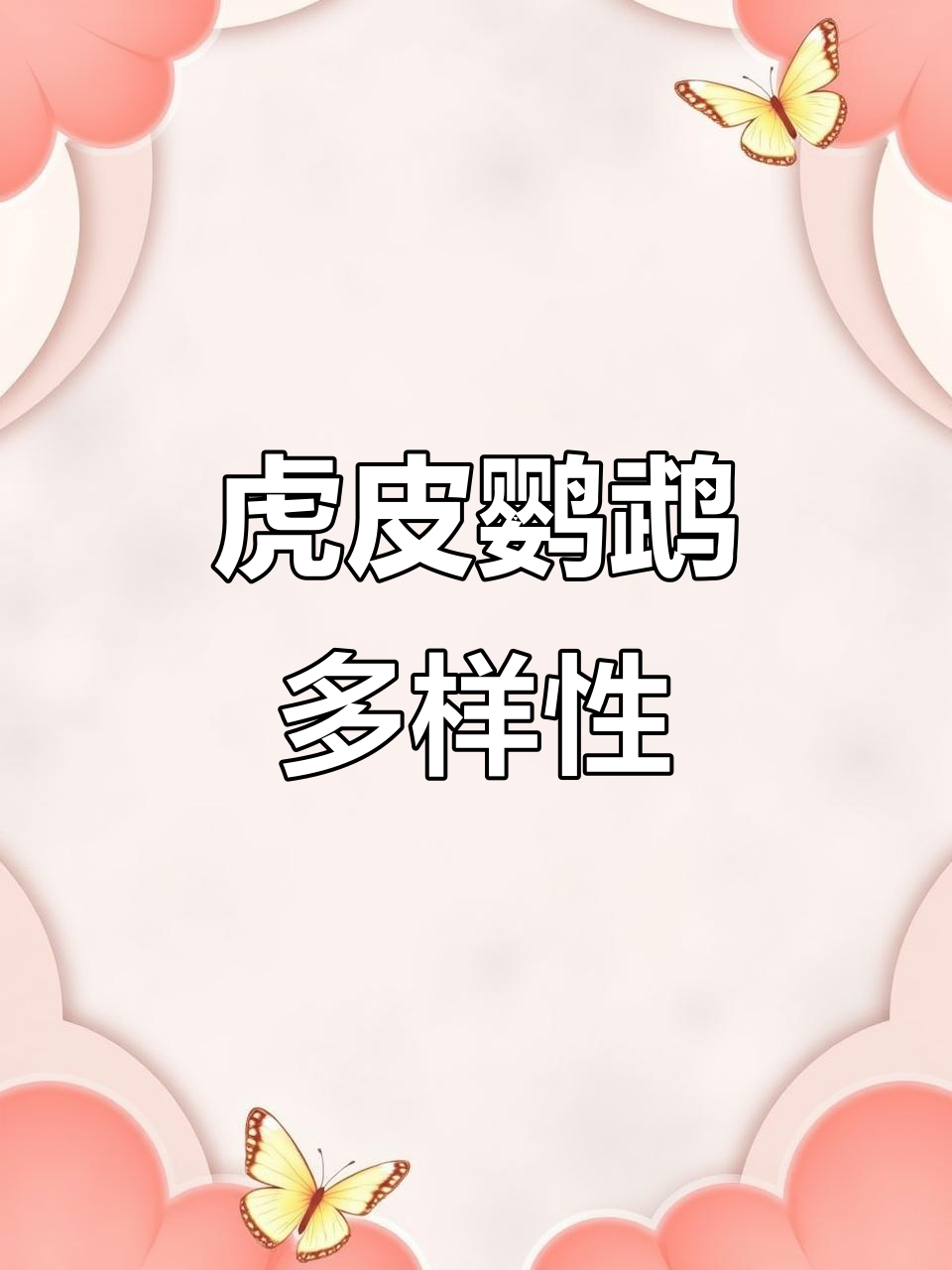 虎皮鹦鹉种类繁多,大头小头各不同,你见过几种?