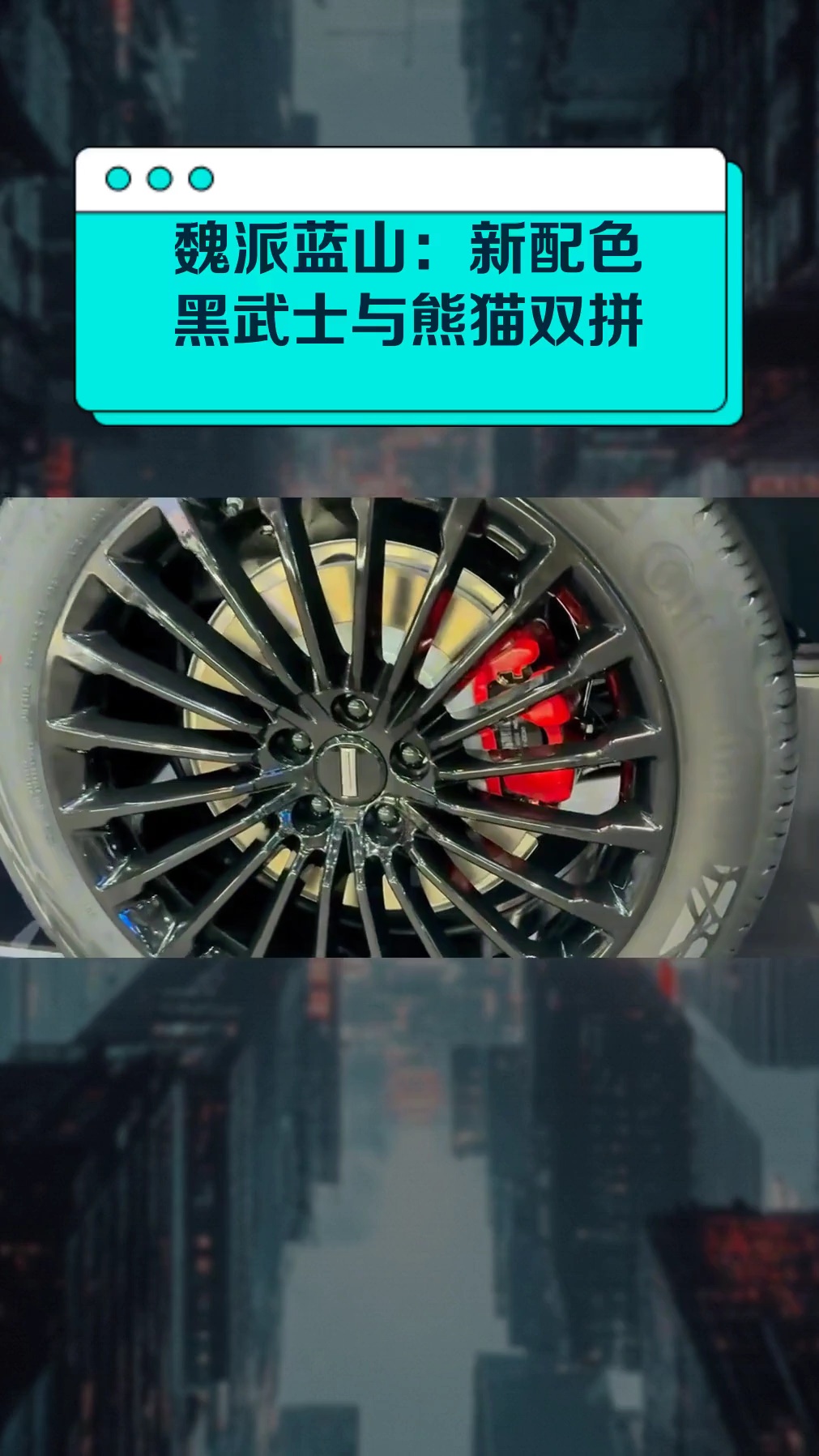魏派蓝山:新配色黑武士与熊猫双拼