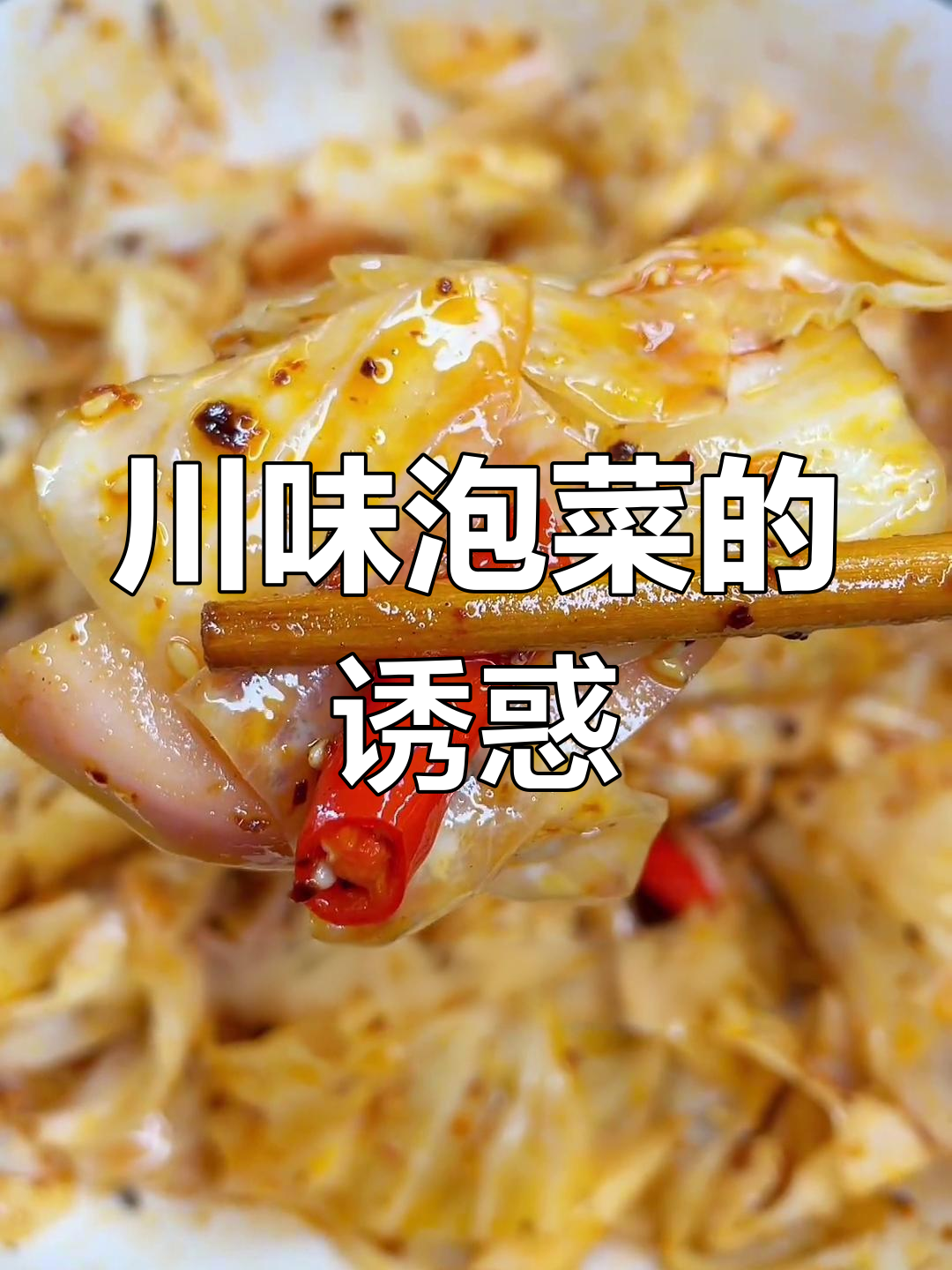四川泡菜酸辣开胃,拌饭拌面都绝配,吃上一碗停不下来!