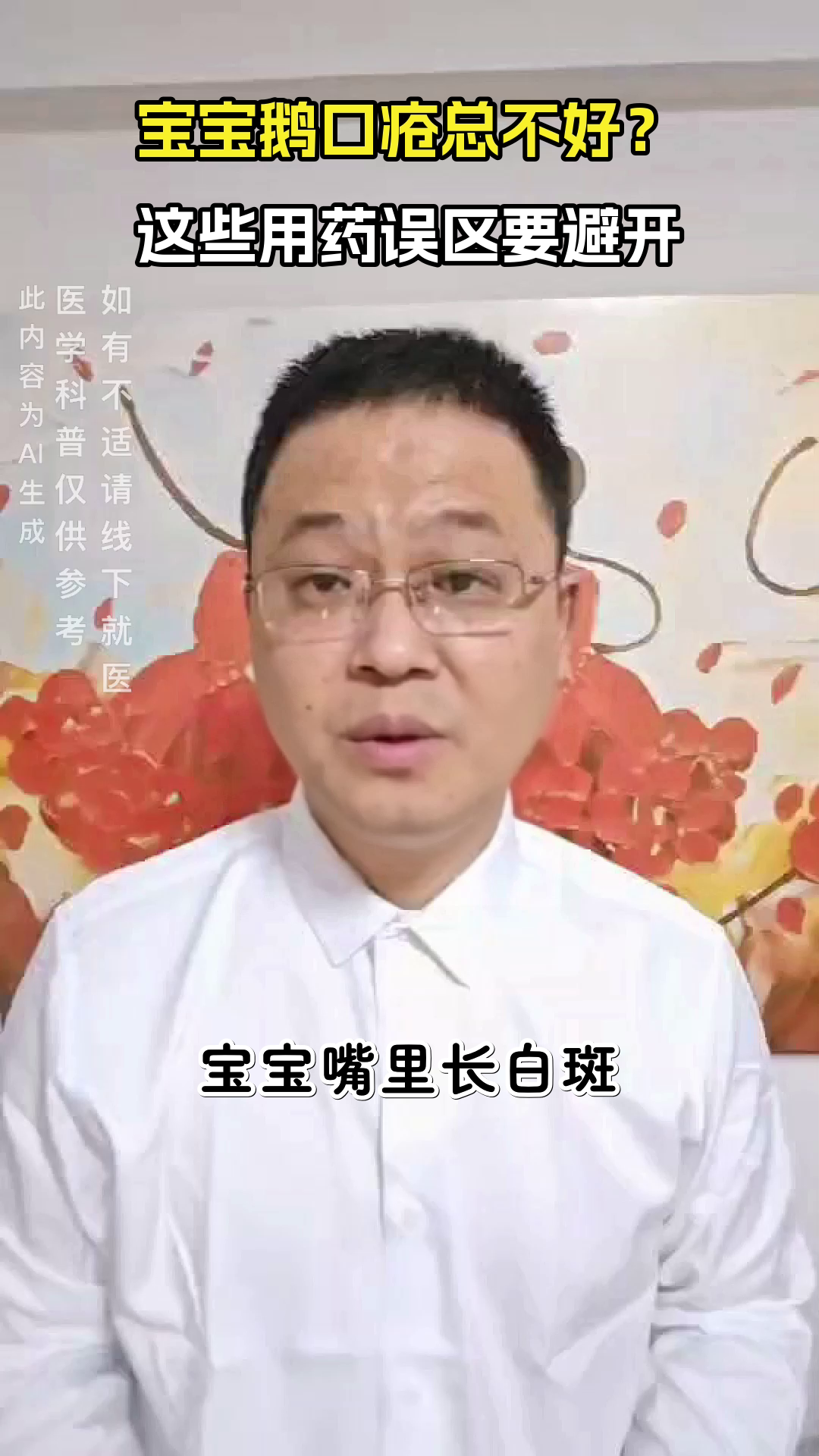 宝宝鹅口疮用药别踩这些坑