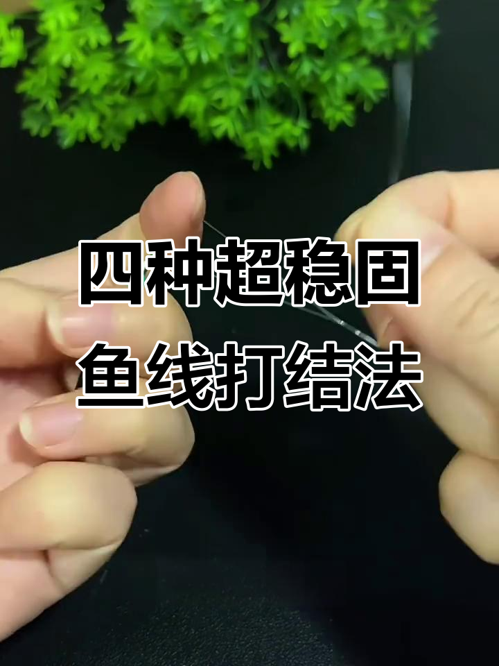 四种超稳固鱼线打结法