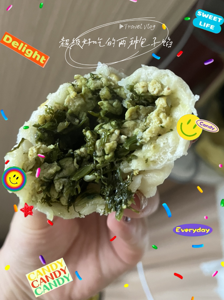 超好吃的两种包子馅:茴香鸡蛋和肉末粉条