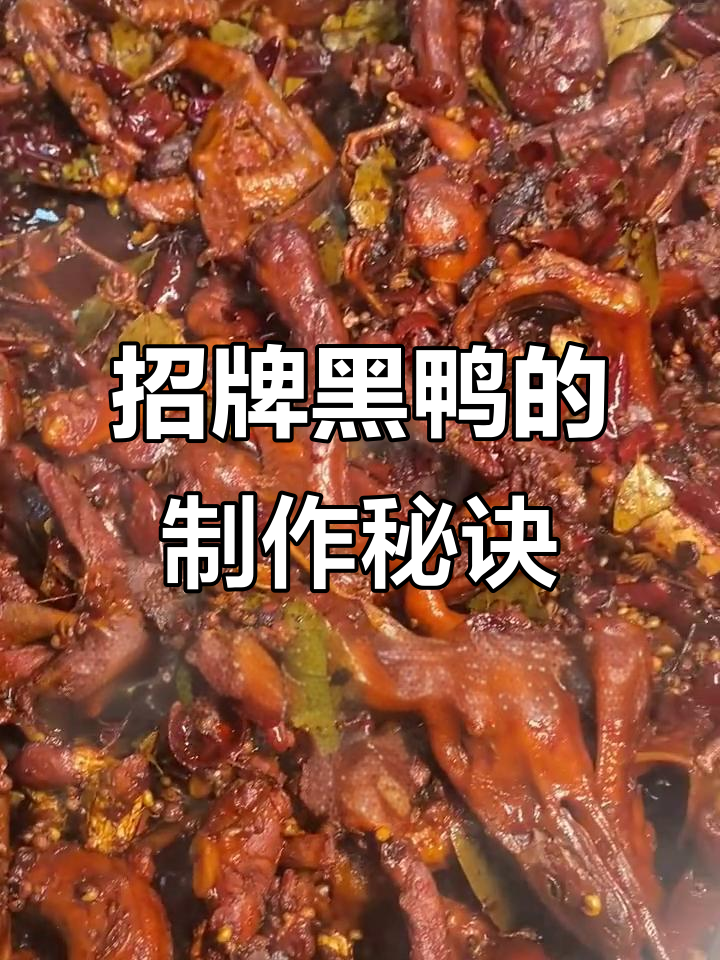 黑鸭制作与售卖全流程揭秘,卤味熟食的独特工艺
