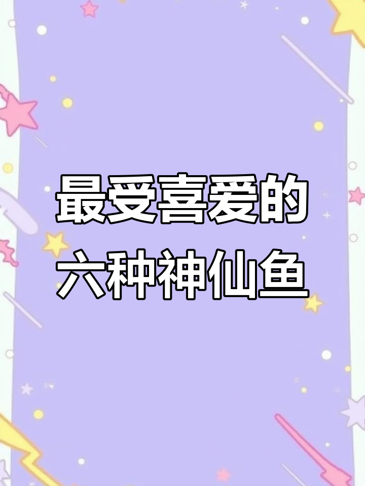 水族界最受欢迎的六大神仙鱼，各具特色让人惊艳