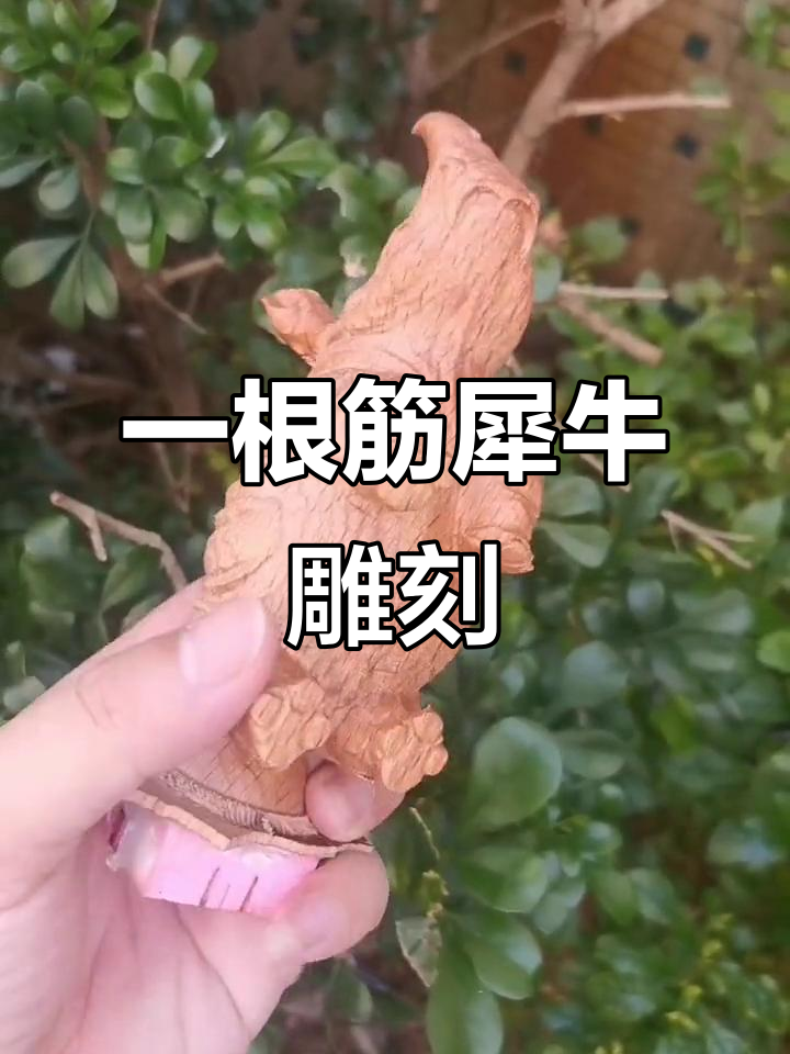犀牛雕刻技艺:一根筋的木雕挑战