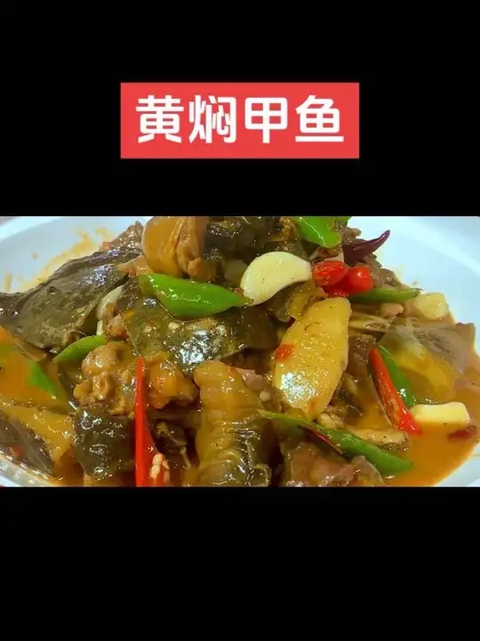 在家做黄焖甲鱼,详细做法教程来了!