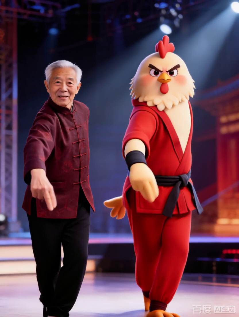 功夫鸡拜师学艺啦
