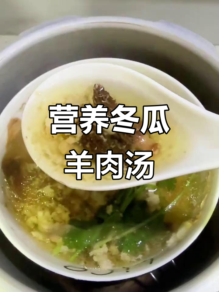 冬瓜羊肚菌蒸肉饼汤,鲜香四溢,孩子一碗不够