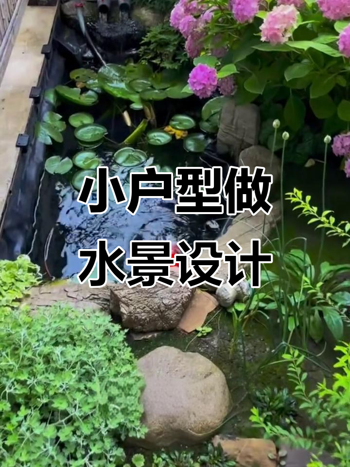 小户型也能打造水景,定制鱼池不占空间