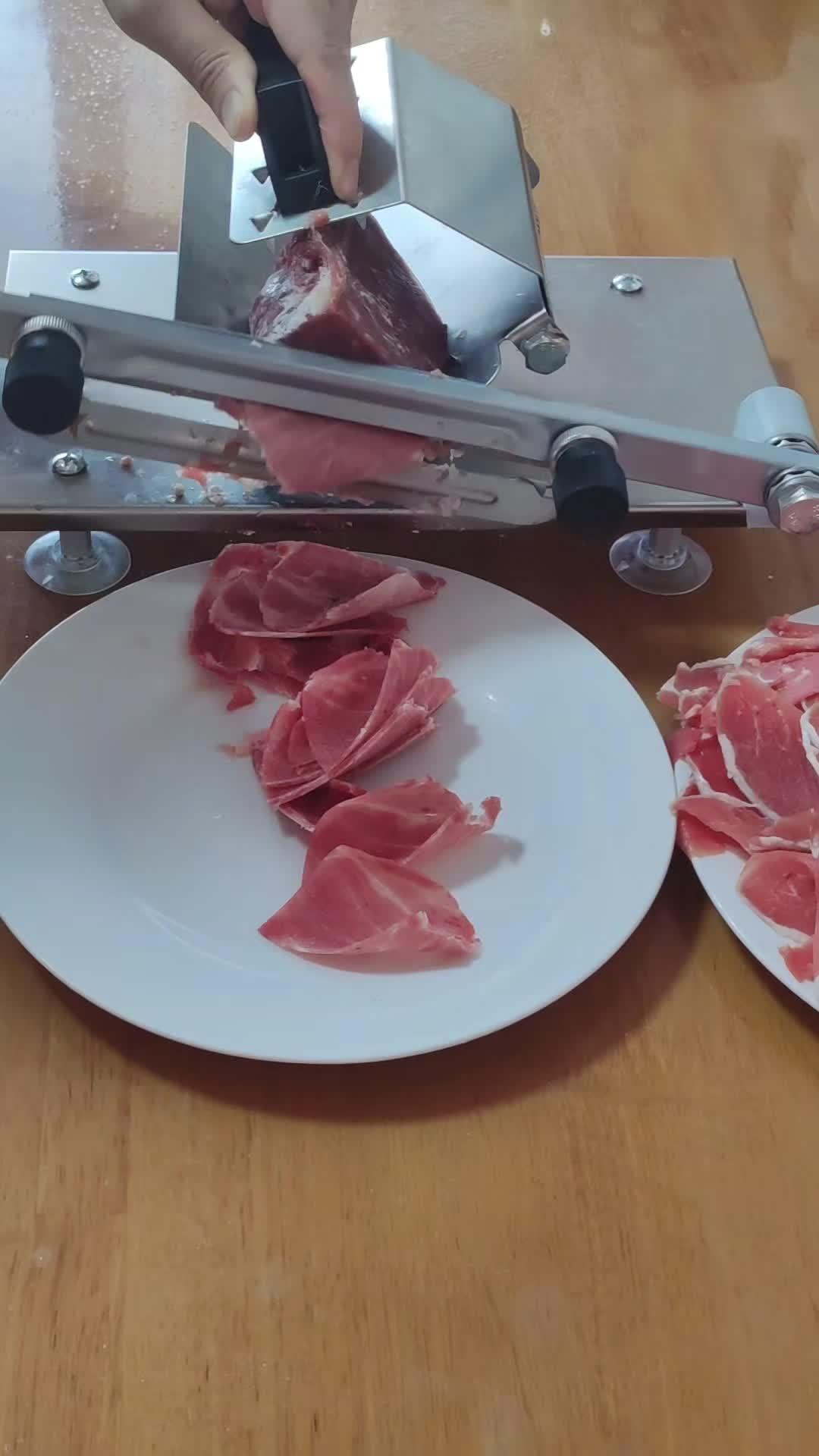 全钢切肉机,切卷机,牛肉,羊肉 蔬菜水果等,有了这台切肉机,再没出去吃火锅