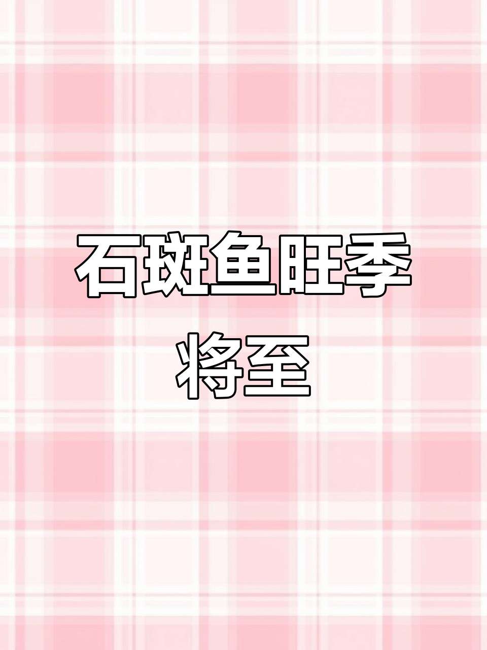2025石斑鱼旺季来临,市场前景看好