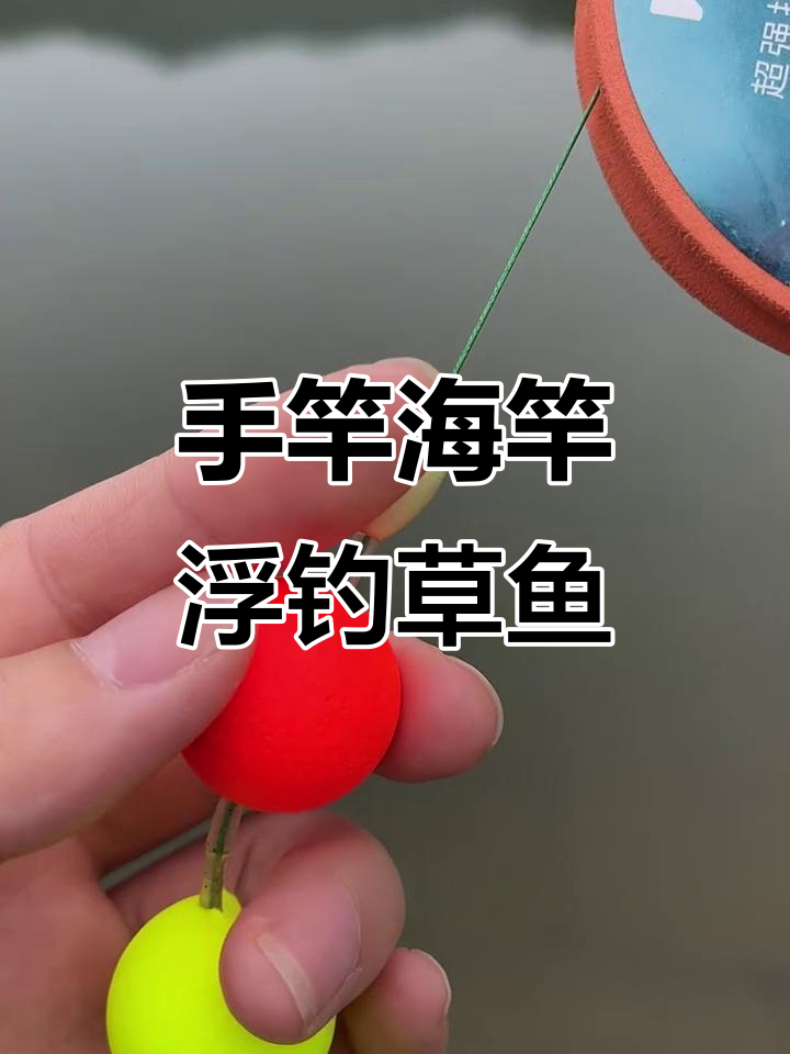 浮钓草鱼新技巧,手竿海竿都能用,轻松捕捉水库中央的草鱼