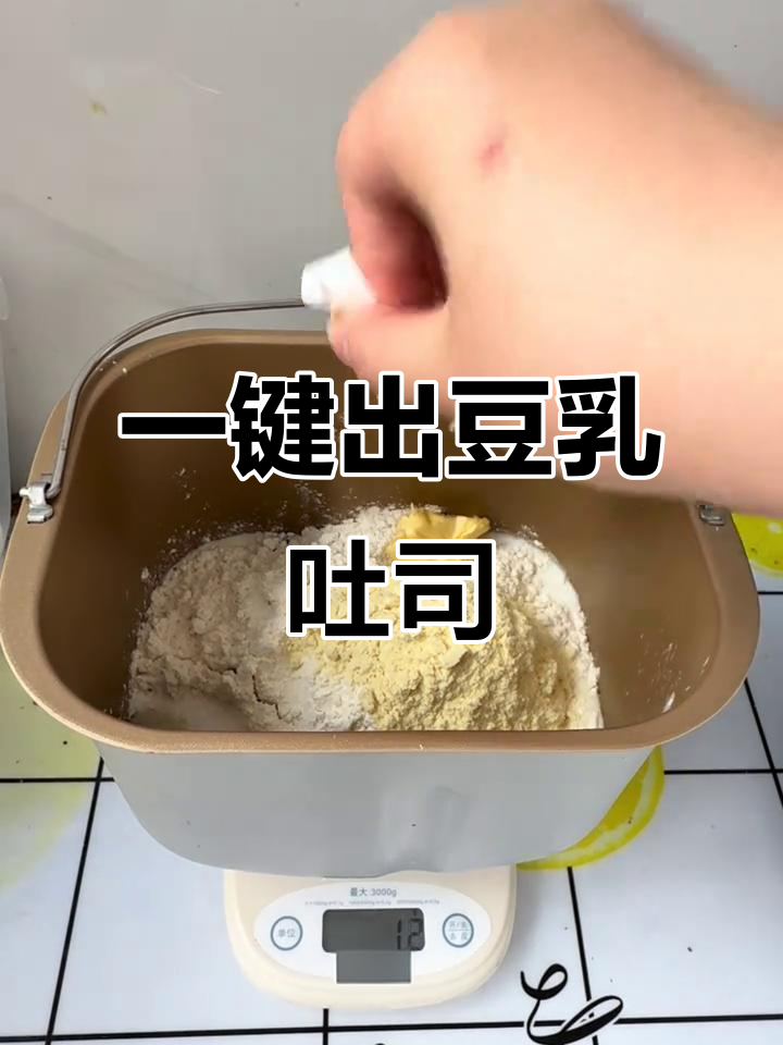 柏翠面包机一键做豆乳吐司,轻松搞定美味早餐