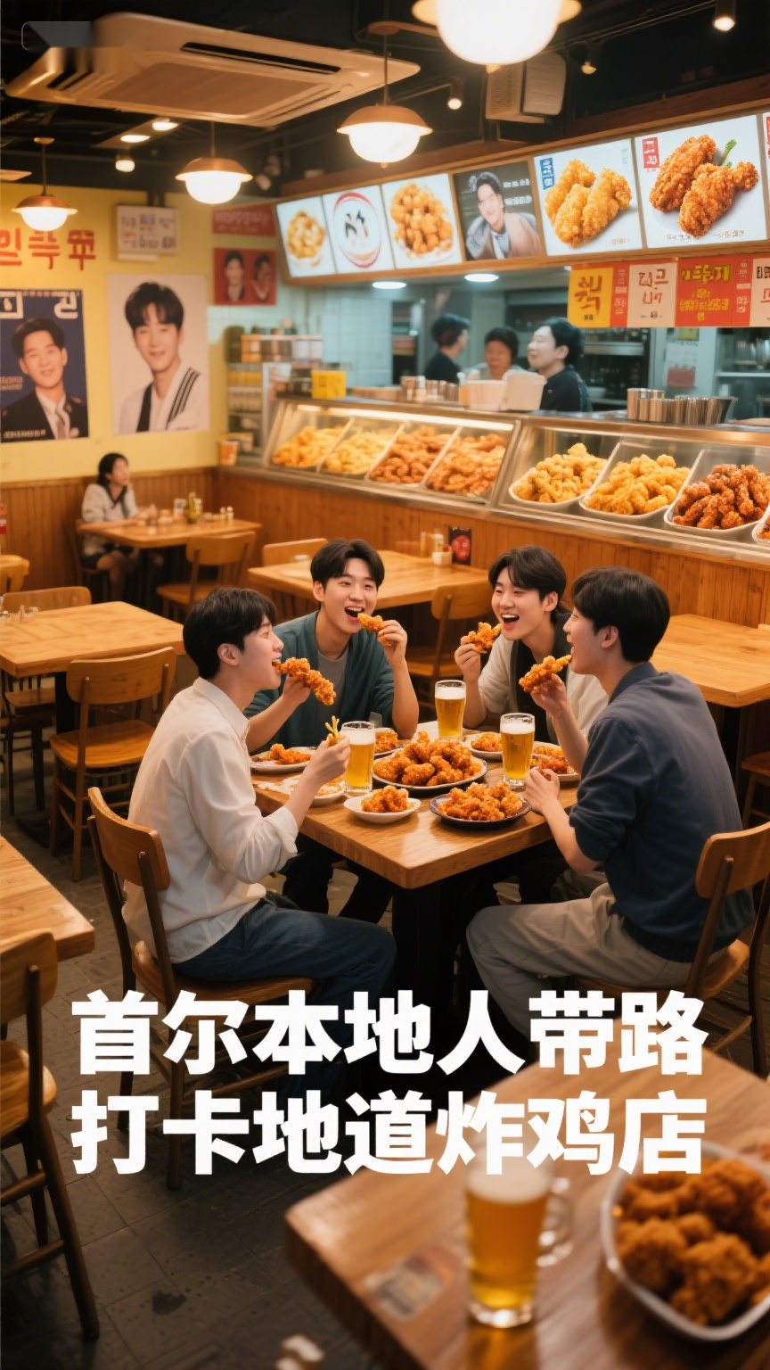 首尔本地人带路,打卡地道炸鸡店