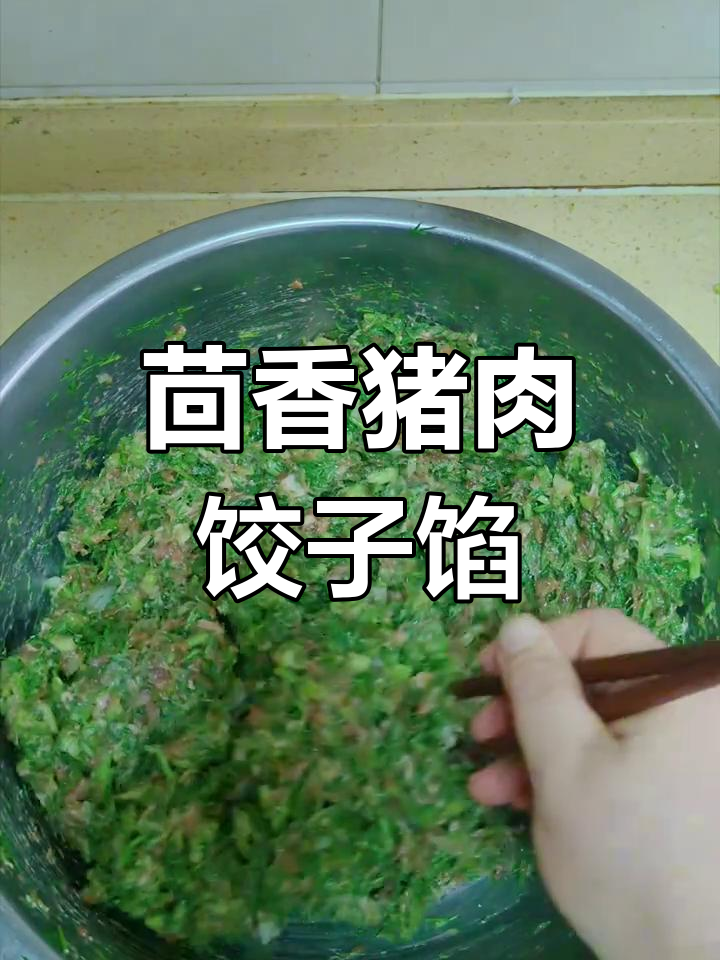 茴香猪肉饺子馅的绝佳做法,香气扑鼻让人怀念