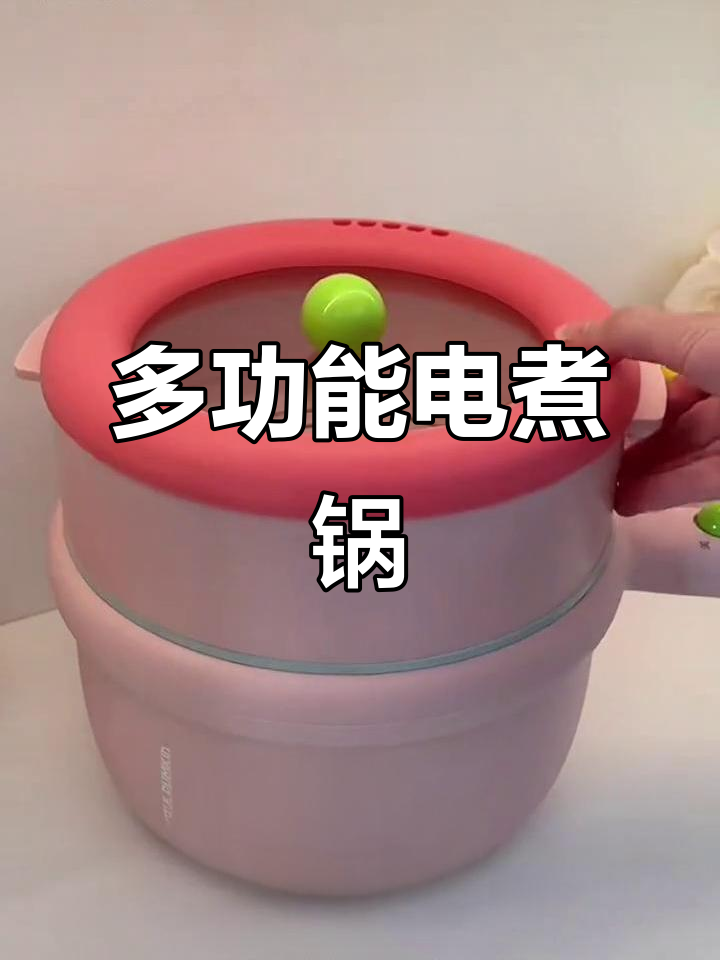 颜值与实力并存，电煮锅一锅多用，蒸炒焖煮样样精通！