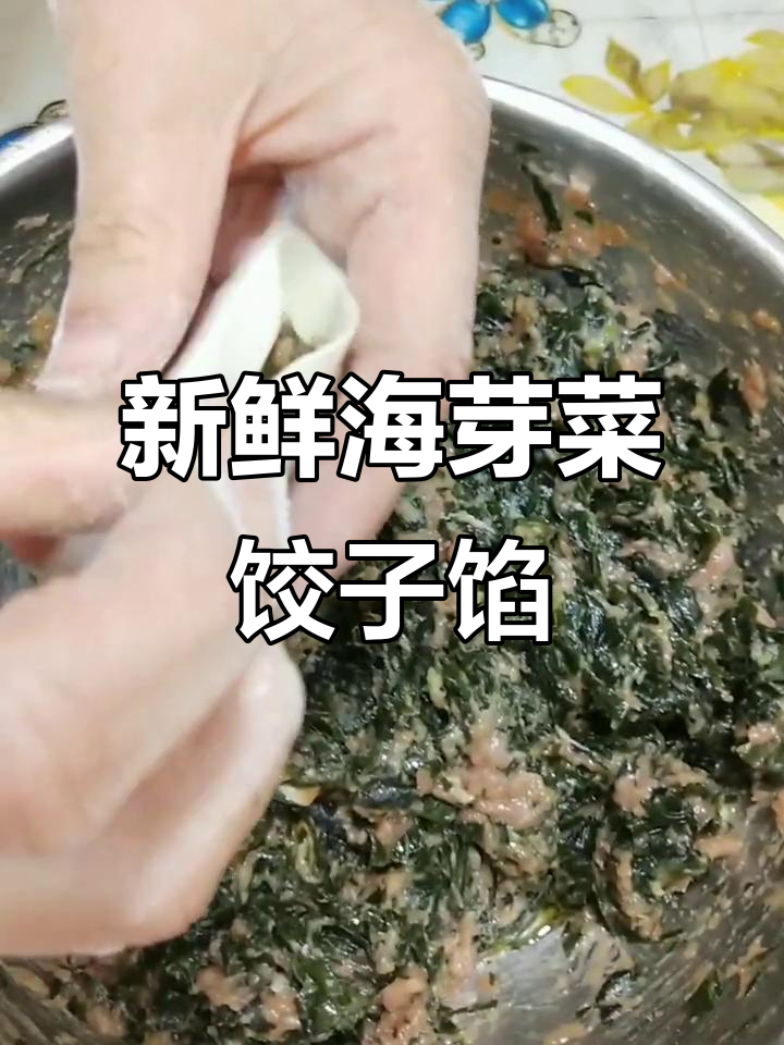 海芽菜饺子馅儿的独特做法,鲜美又简单