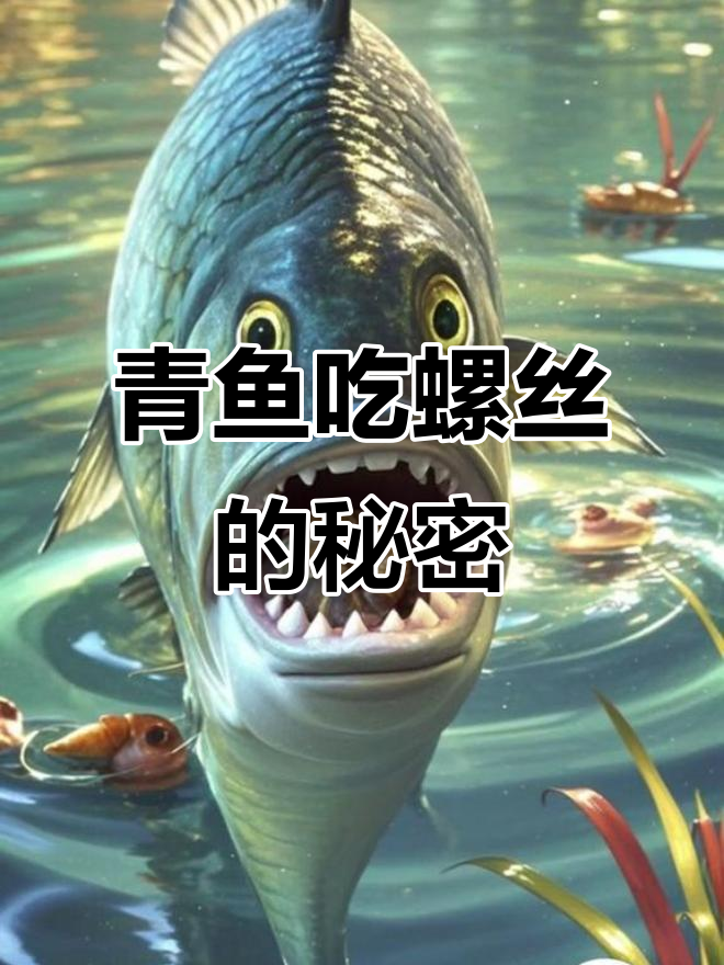 青鱼与鲶鱼的螺丝挑战,谁更聪明?