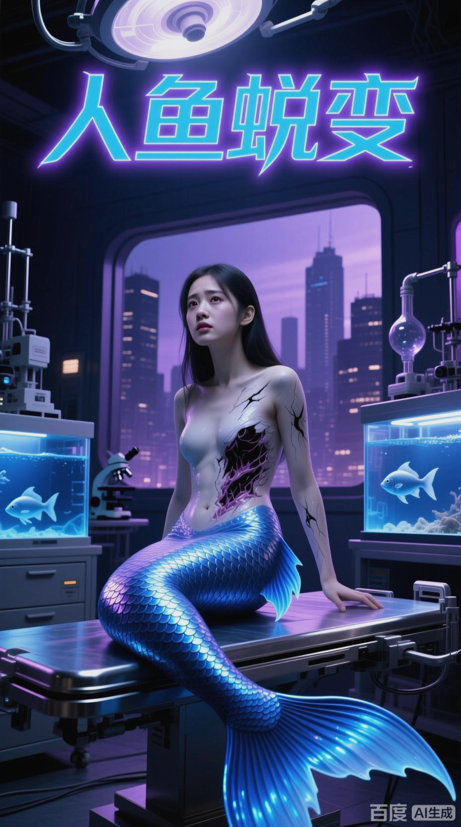 美少女变身美人鱼的奇幻之旅