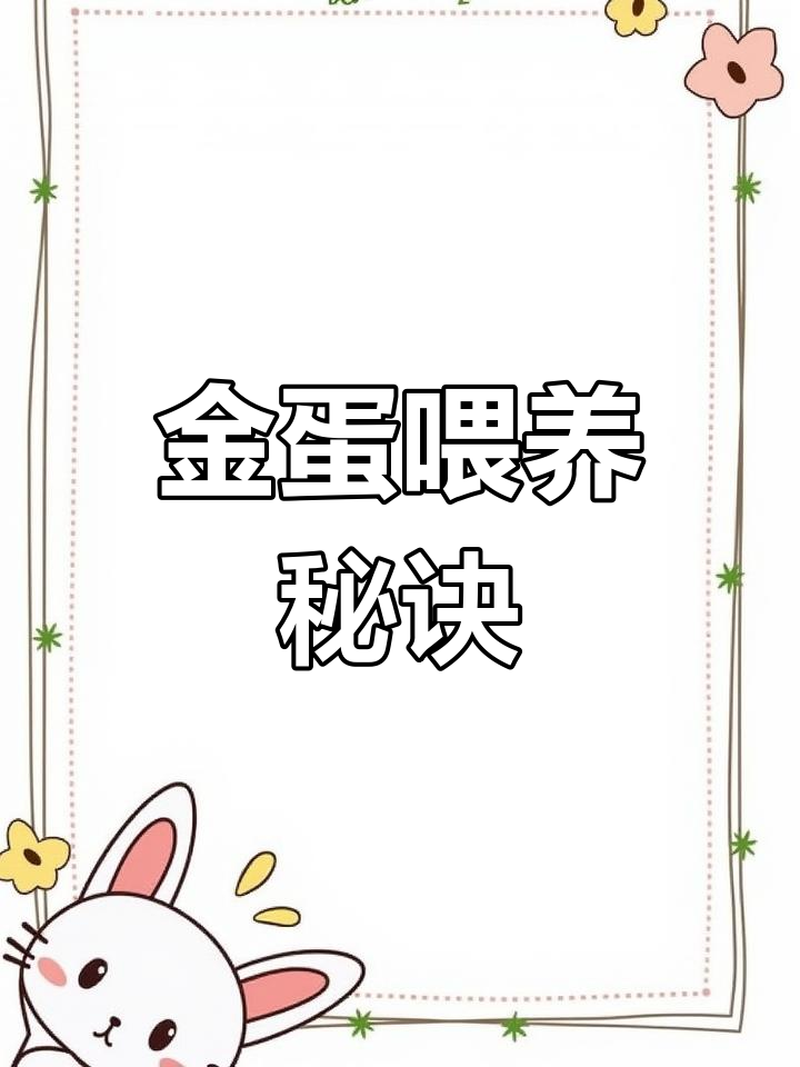 金蛋喂金鱼,营养满分!