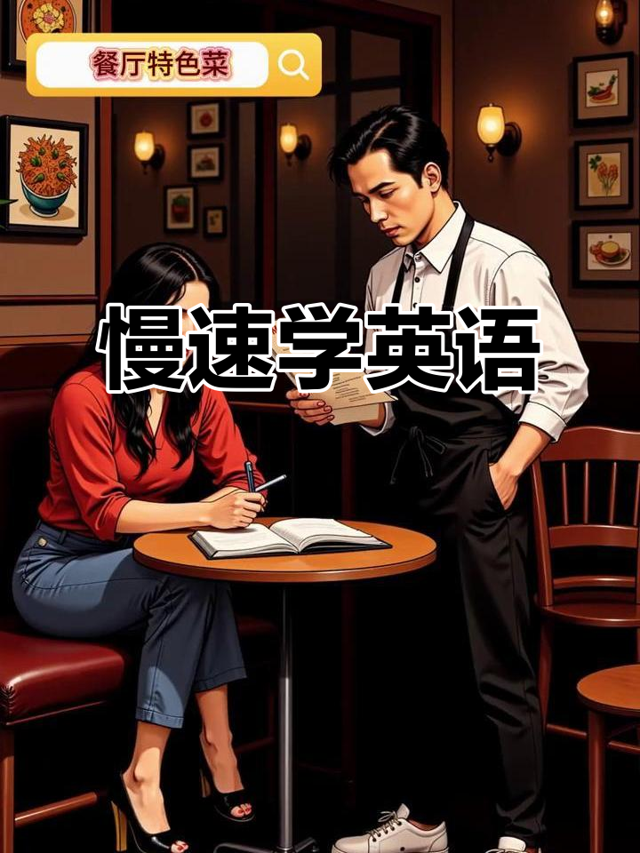 每天三分钟,轻松学会餐厅特色菜英语表达!