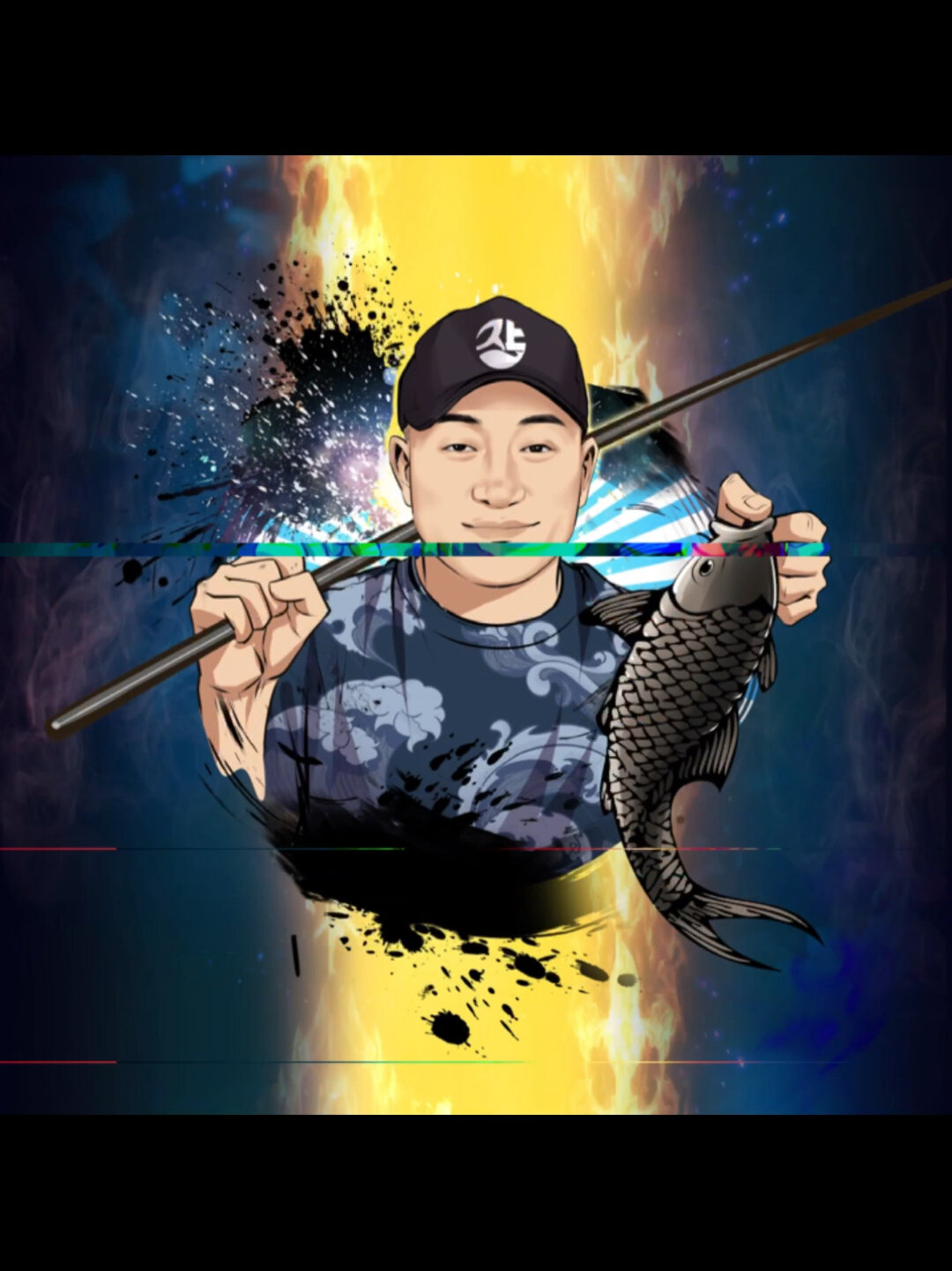 头像设计之钓鱼路亚