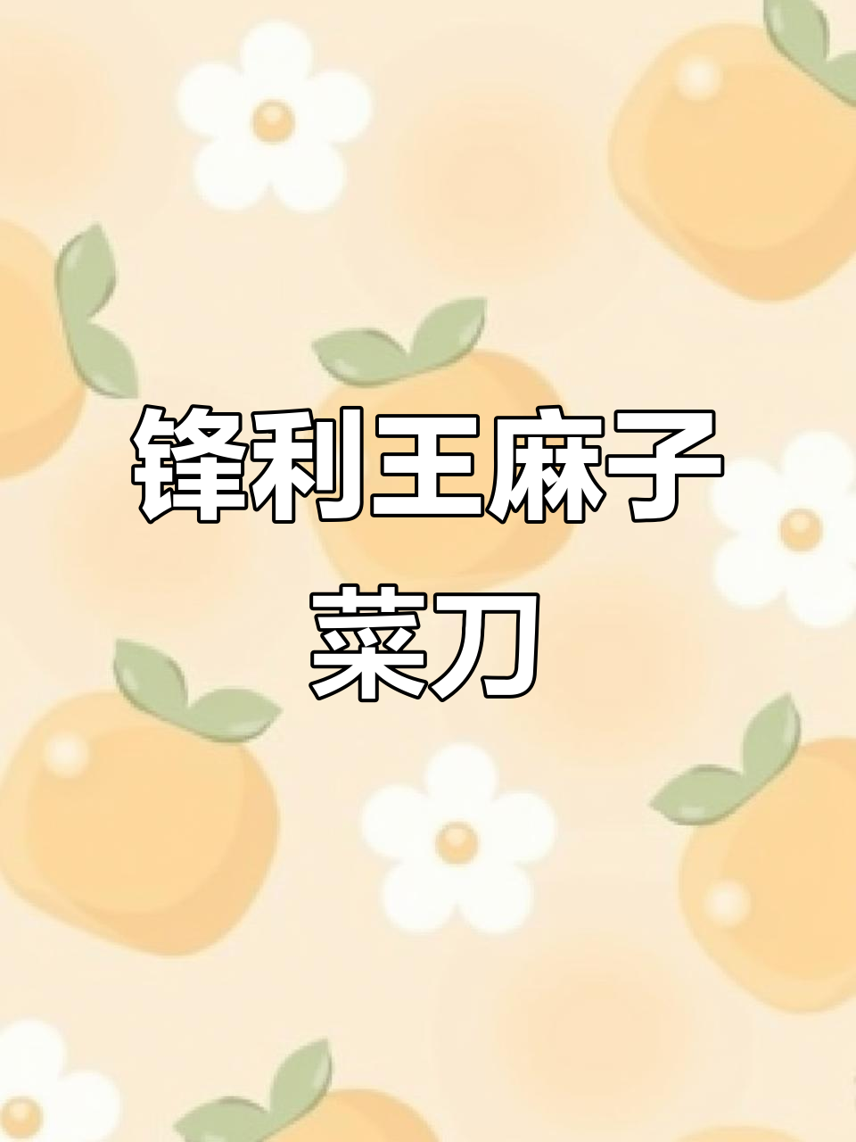 王麻子菜刀:锋利超快,斩切两用厨房刀具套装