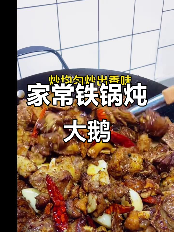 铁锅炖大鹅,家常下饭新做法