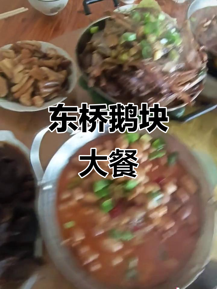 东桥全鹅宴:清炖老鹅、红烧老头,仙尊爪与素菜搭配