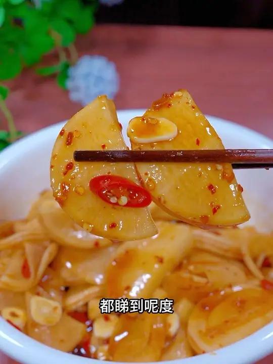 凉拌萝卜的做法