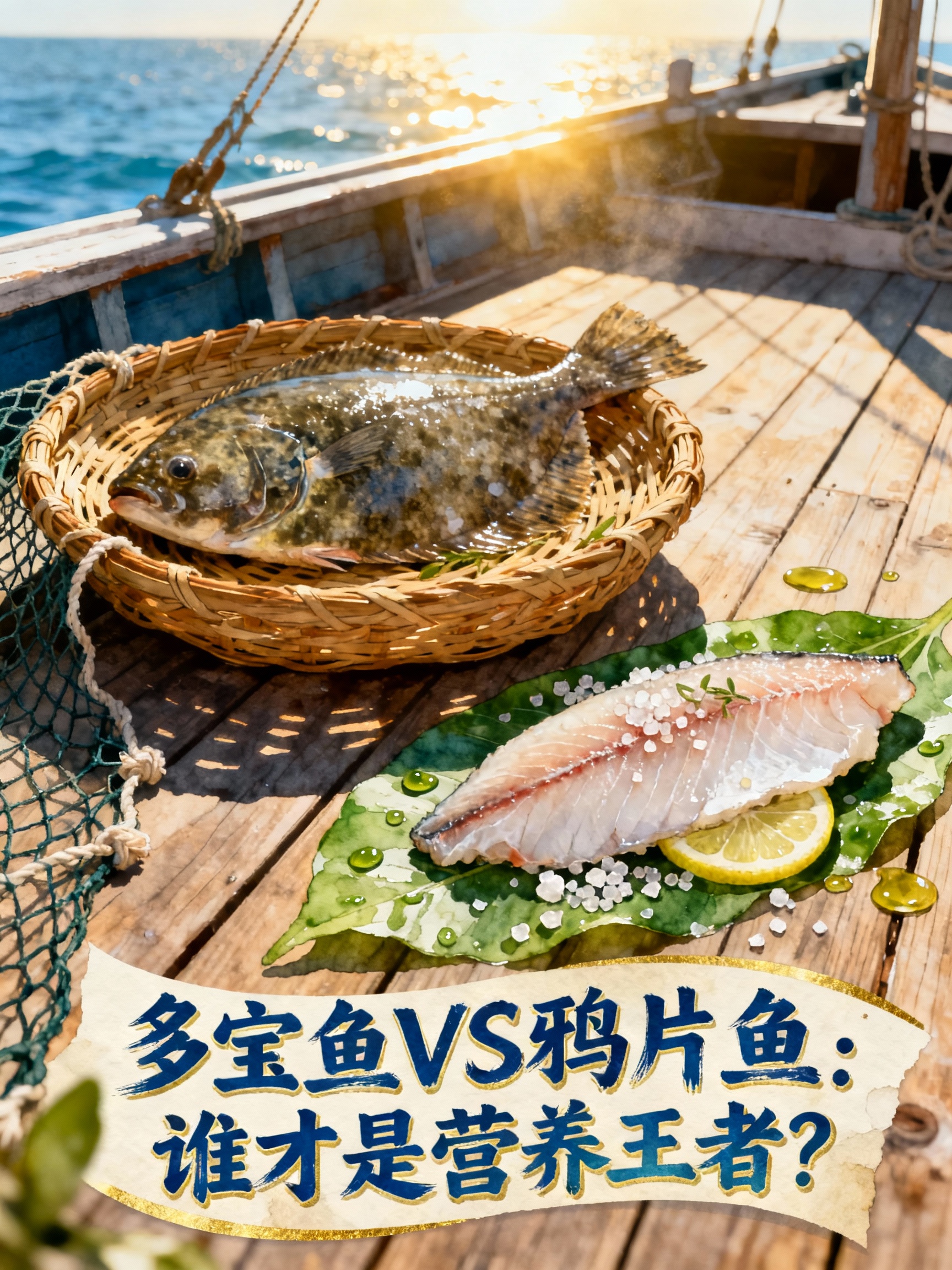 多宝鱼VS鸦片鱼：谁才是营养王者？