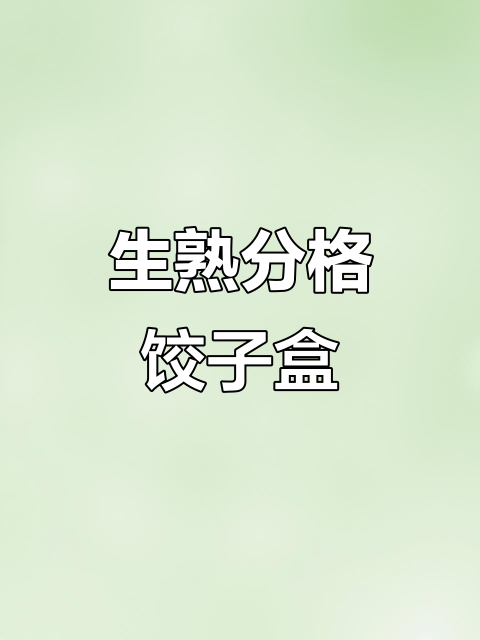 一次性饺子盒,生熟分离,速冻保鲜,外卖打包必备