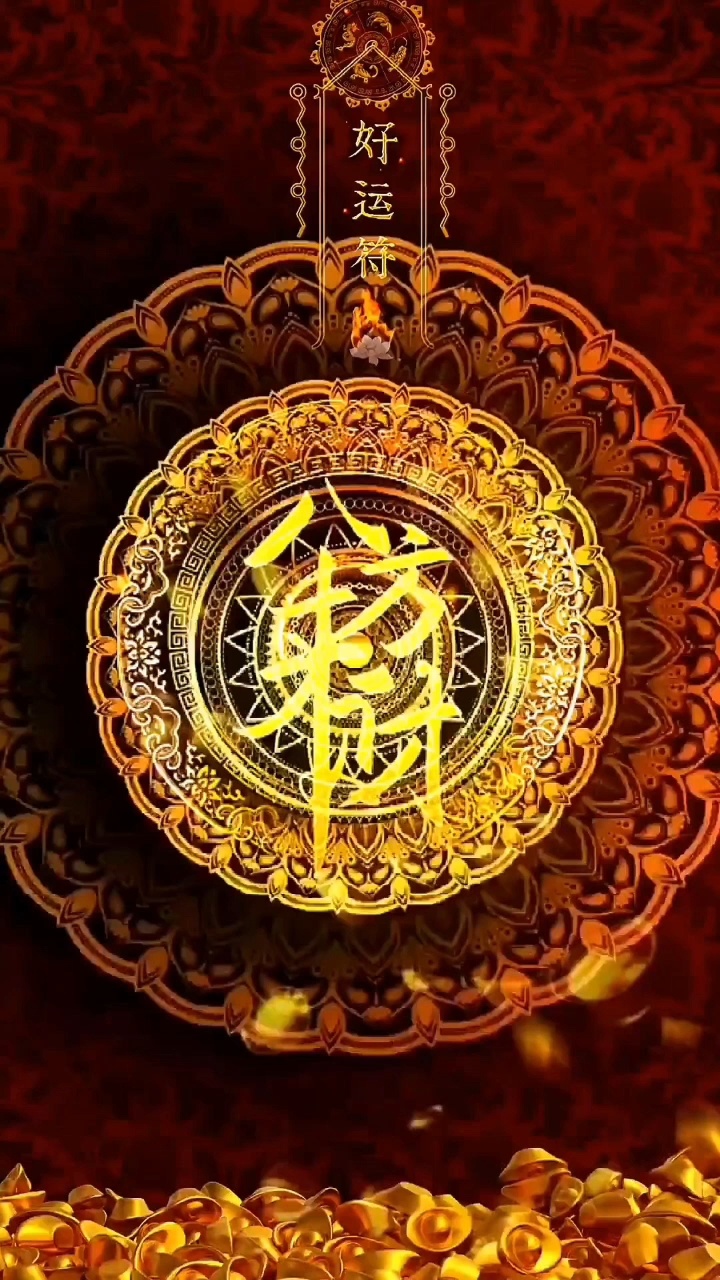 鸿运当头 日进斗金 八方来财 风生水起