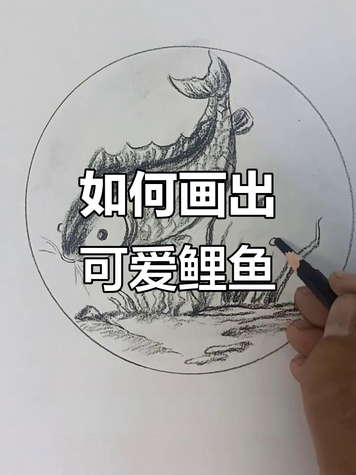 鲤鱼画法全解析：从背部到尾巴，轻松掌握