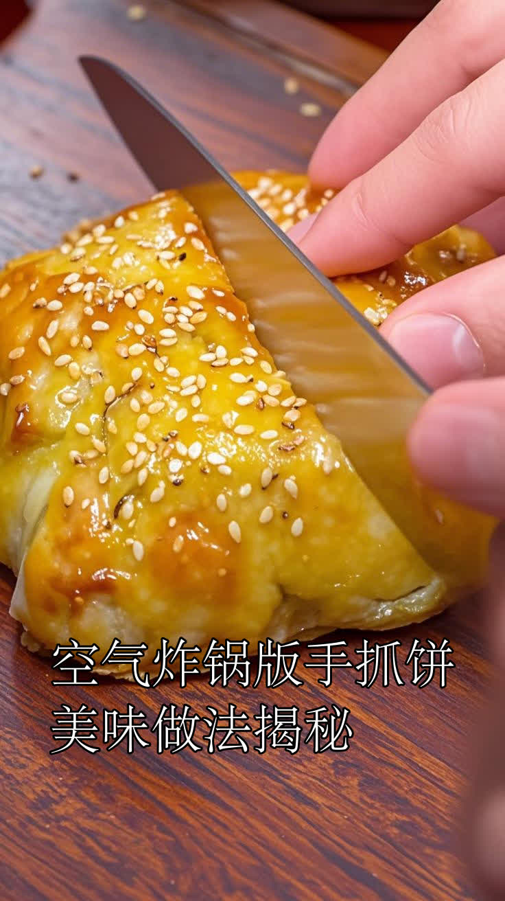 空气炸锅版手抓饼,美味做法揭秘