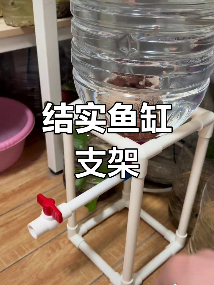 用PVC管打造稳固鱼缸支架,轻松换水不倒!
