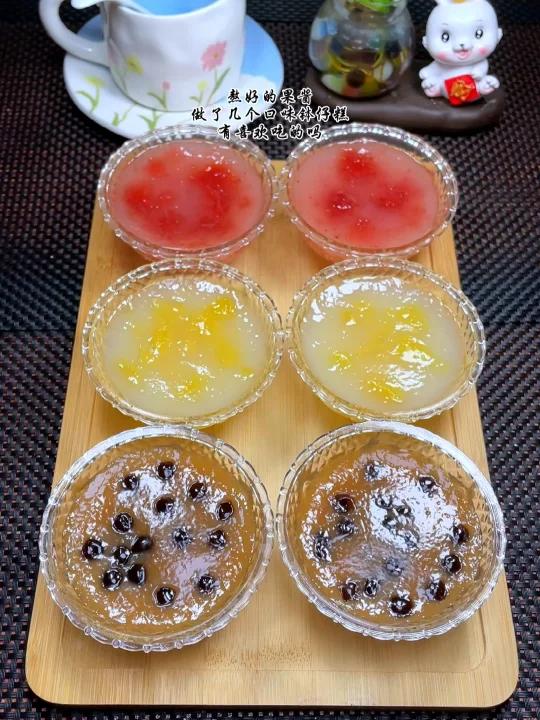 接上个视频果酱做的钵仔糕果肉酸酸甜甜好吃