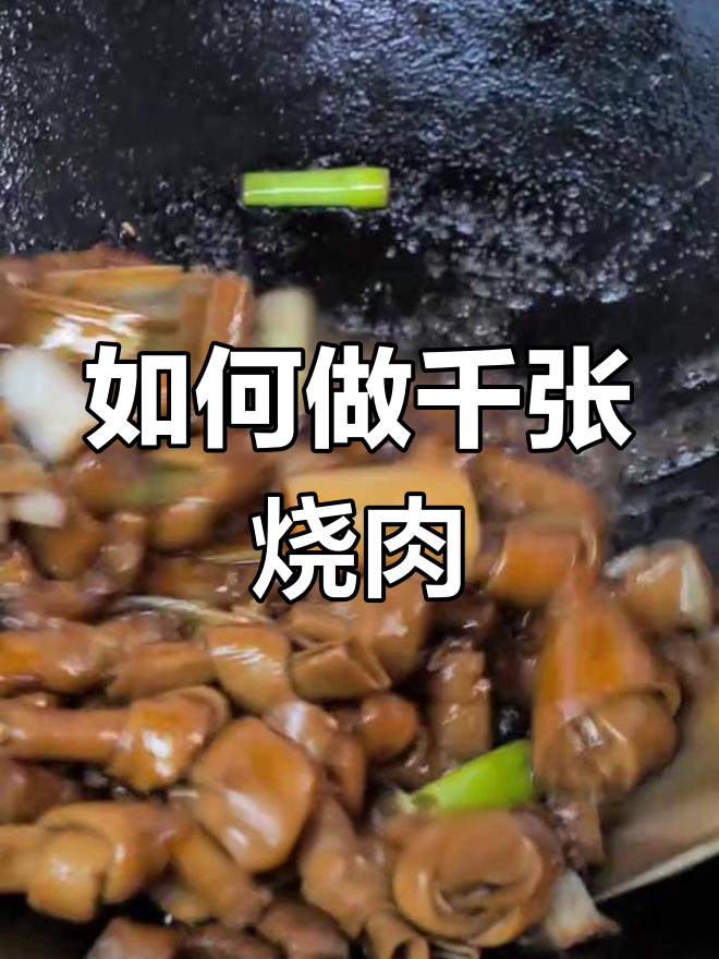 千张烧肉大揭秘,如何轻松做出彩虹般的味道